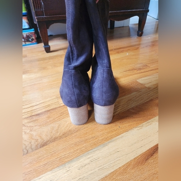 Hey Girl by corkys wicked slip on vegan suede boots size 9 chocolate brown - Picture 6 of 7